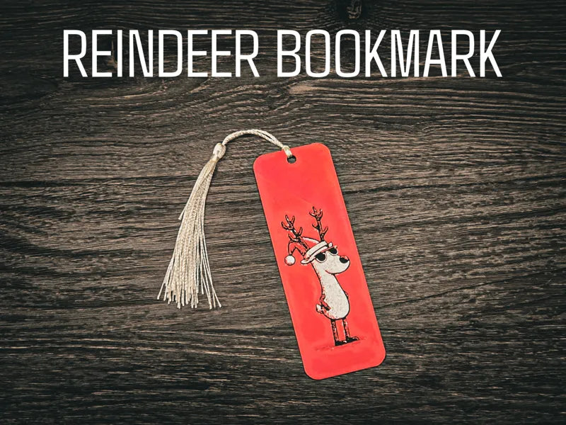 Cartoon Reindeer Bookmark