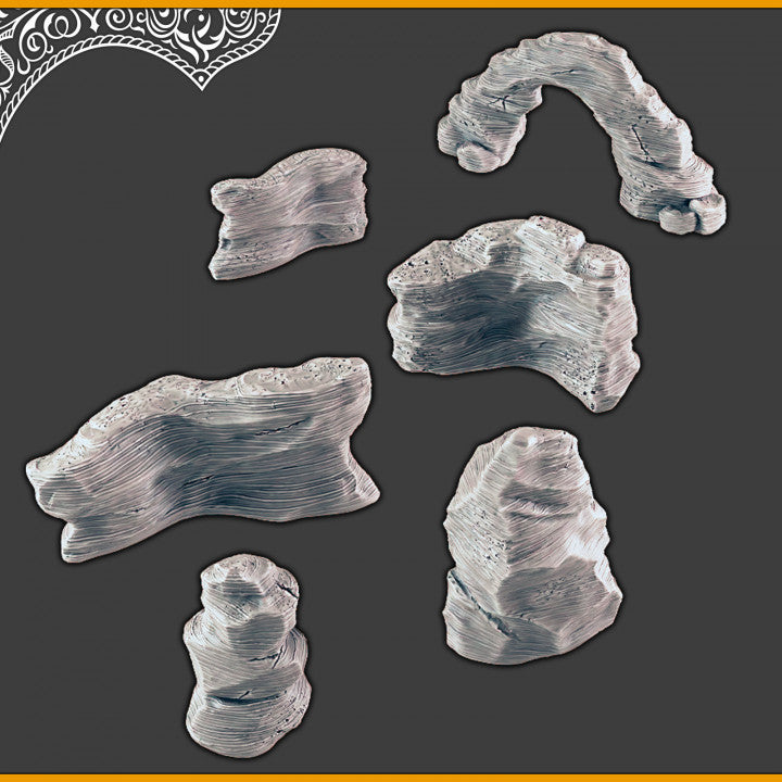 Desert Canyon Rocks