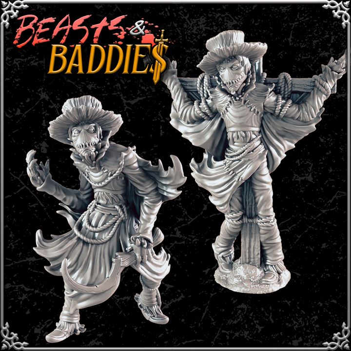 Set of Scarecrows