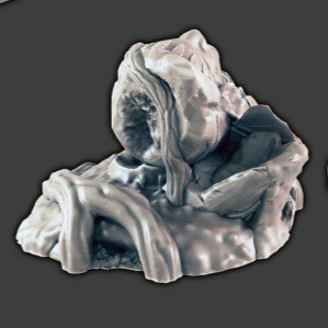 Jungle Temple Ruins - Broken Statue Head 3
