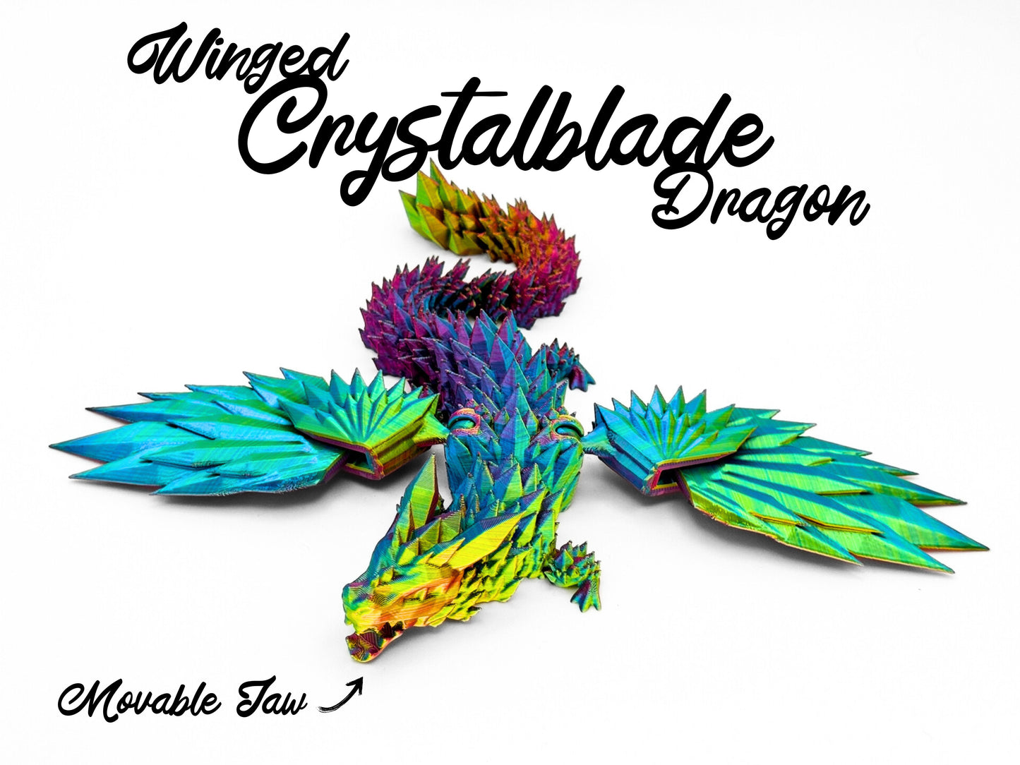 Crystalblade Dragon - Winged
