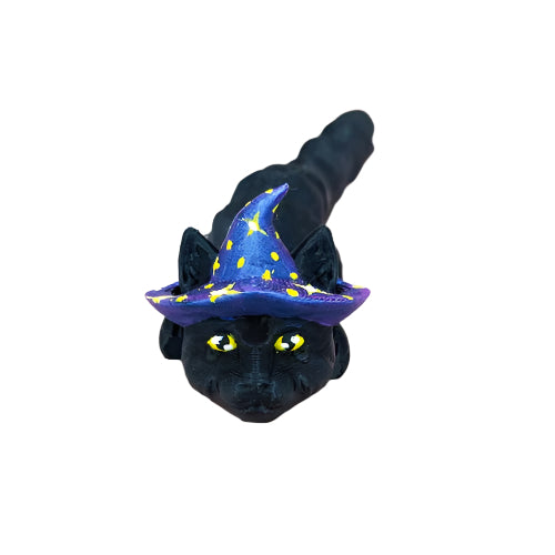 Baby Witch Cat Keychain