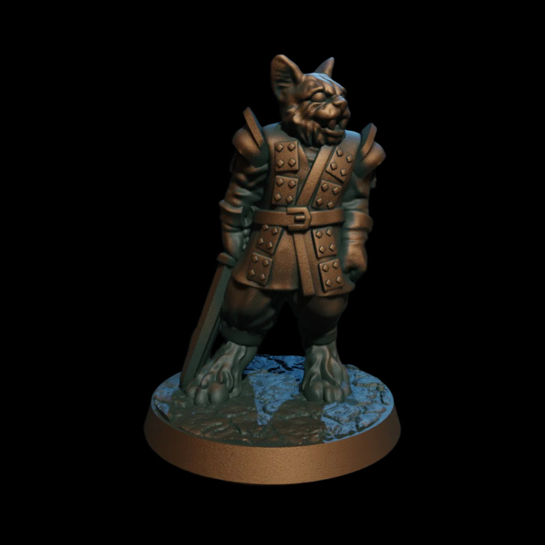 Catfolk With Sword