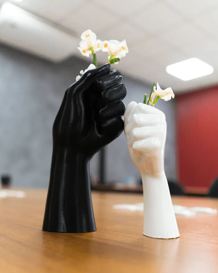 Hand Shaped Flower Vase