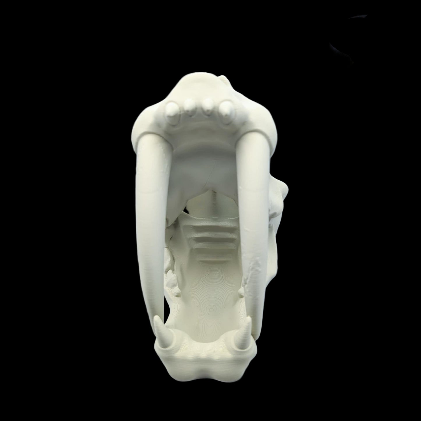Sabertooth Skull Dice Tower