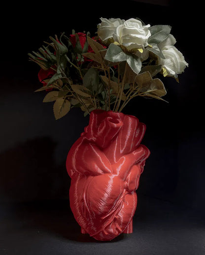 Realistic Heart Vase