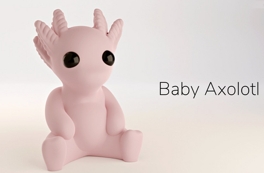 Baby Axolotl Sculpture