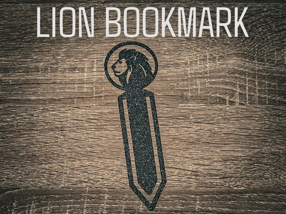 Lion Head Bookmark