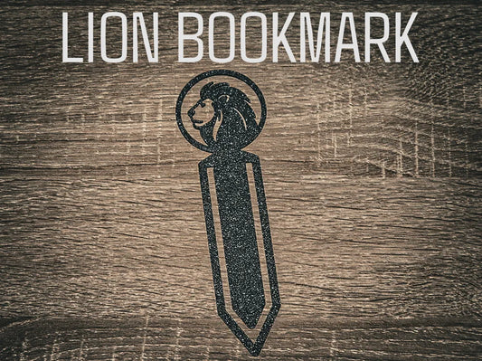 Lion Head Bookmark