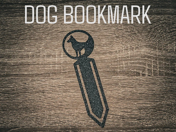 Dog Silhouette Bookmark