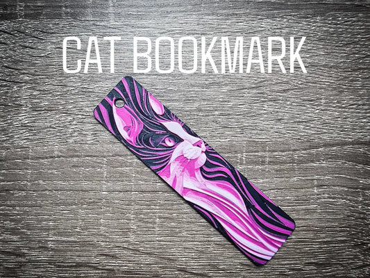 Pink Cat Bookmark