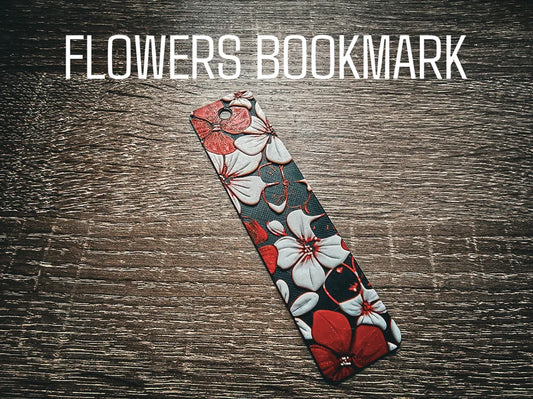 Red Flowers Bookmark
