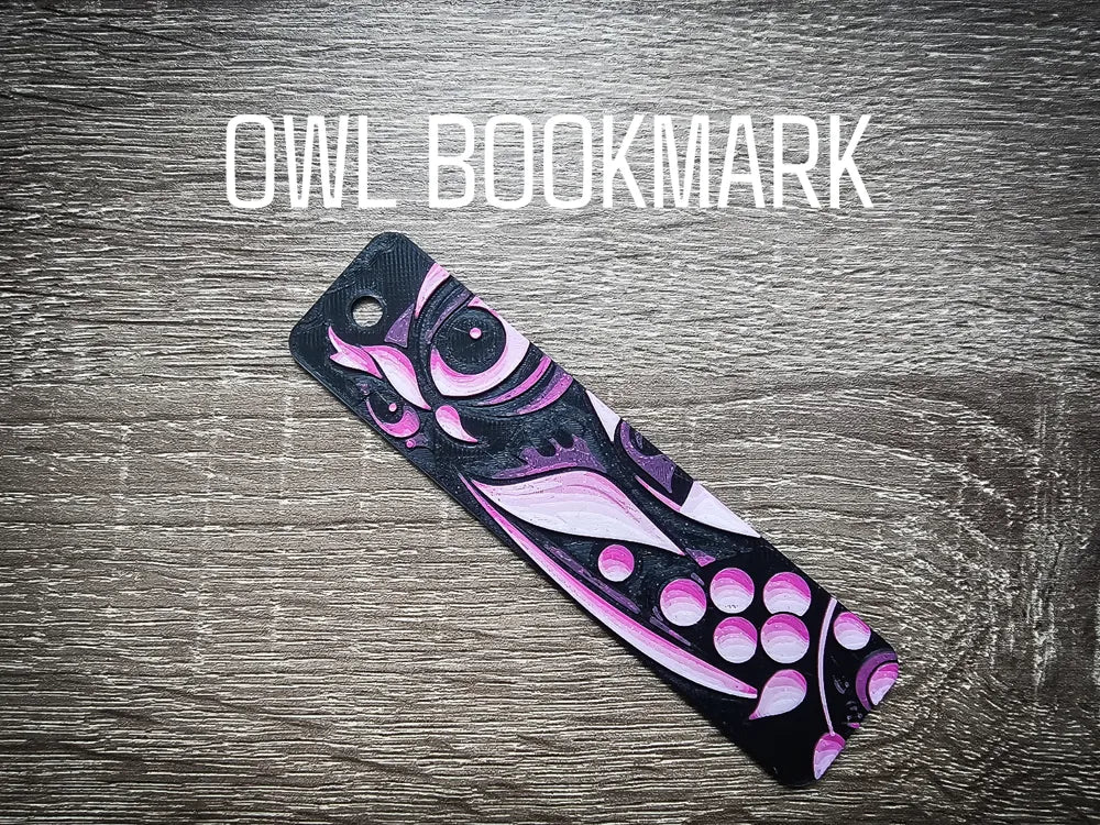Pink Owl Bookmark
