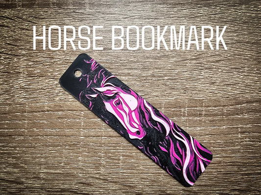 Pink Horse Bookmark