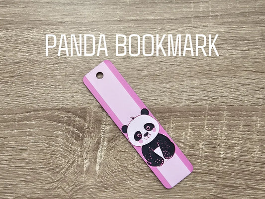 Pink Panda Bookmark