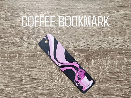 Pink Coffee Bookmark