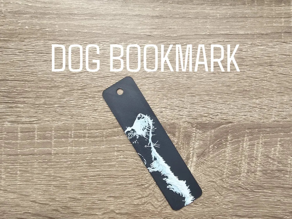 Monochrome Dog Bookmark