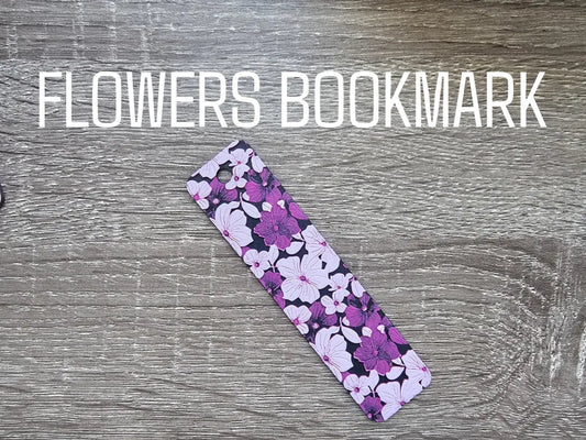 Pink Flowers Bookmark