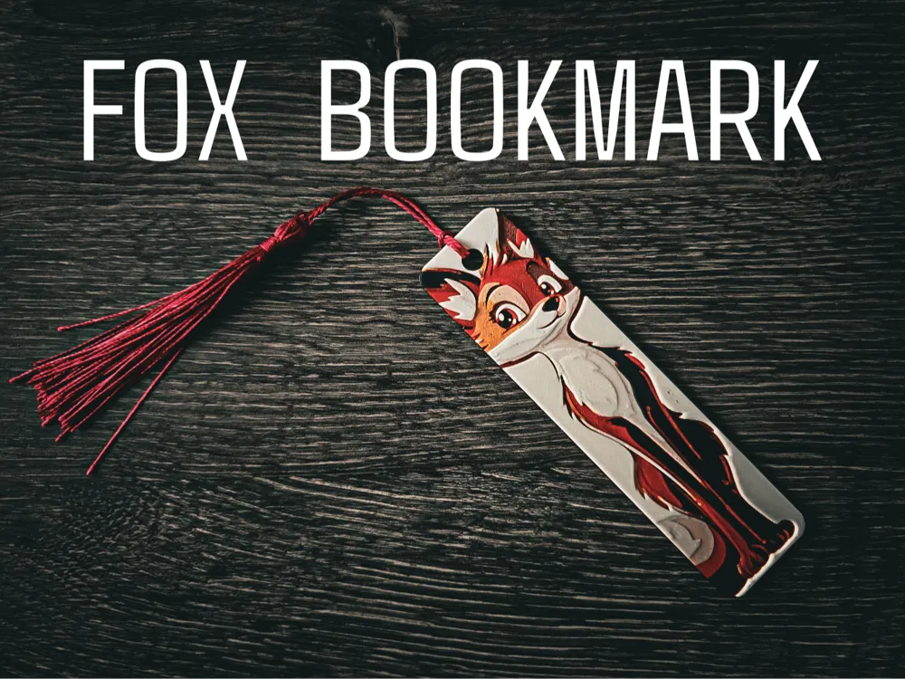 Cartoon Fox Bookmark