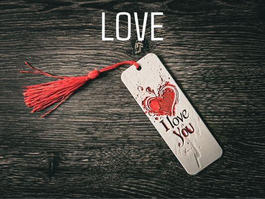 I Love You Bookmark