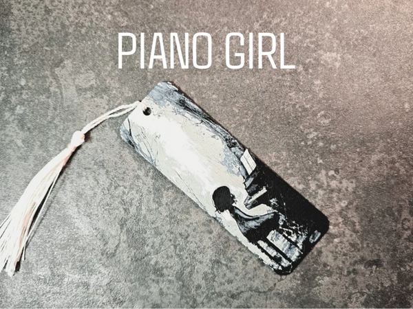 Piano Girl Bookmark