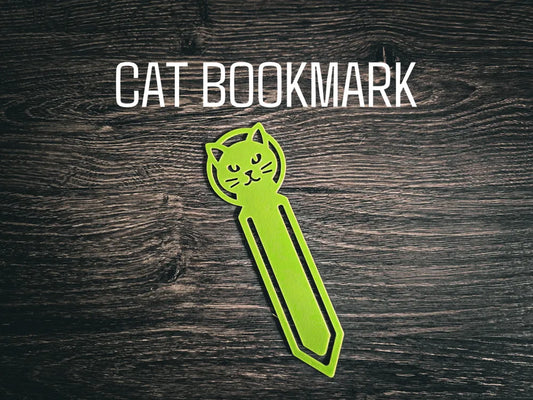 Green Cat Bookmark