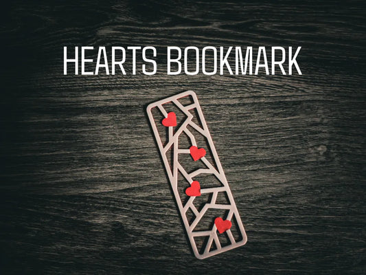 Hearts Bookmark