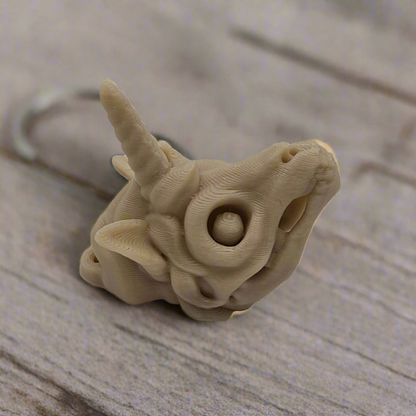 Bone Unicorn Keychain