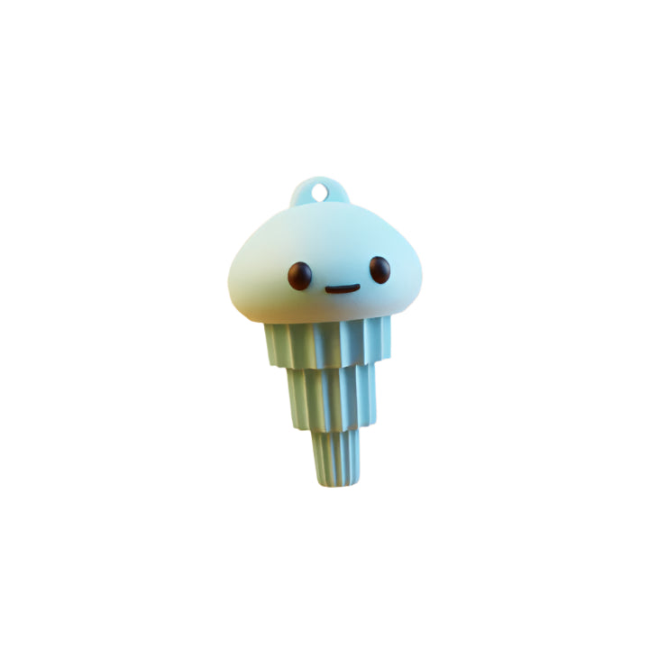 Jellyfish Keychain