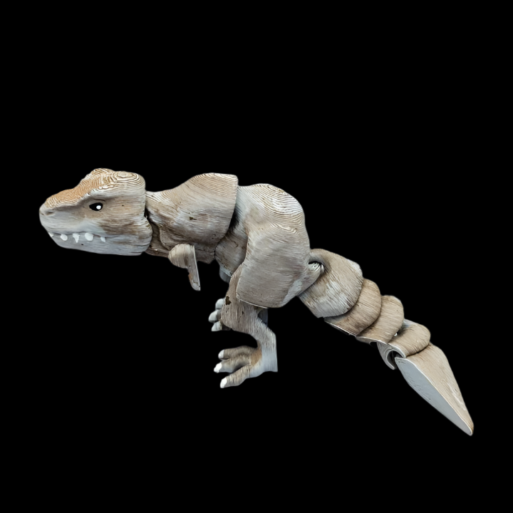 Baby Flexi T Rex Keychain