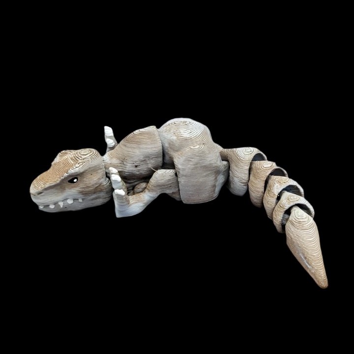 Baby Flexi T Rex Keychain