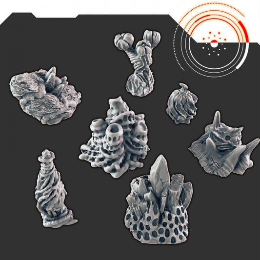 Sci-fi Scenery - Alien Set 3