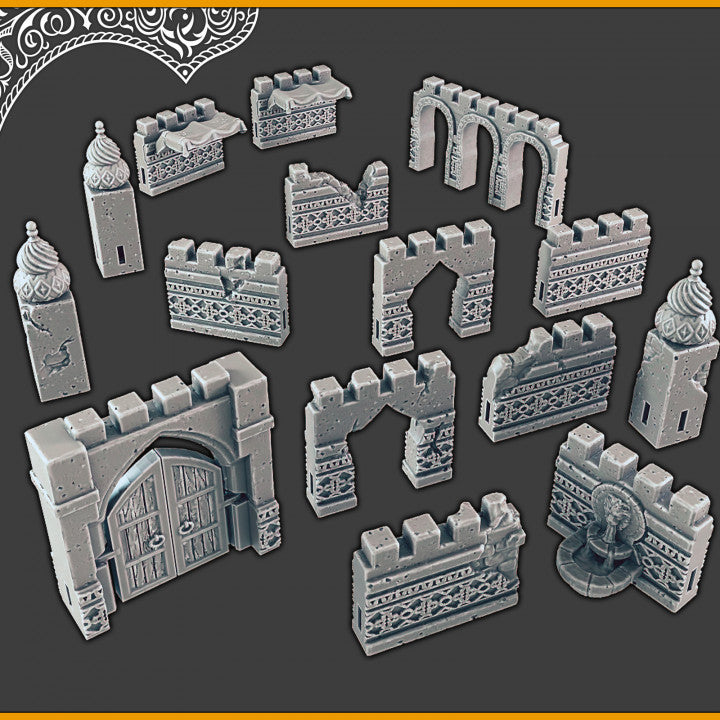 Desert City Walls