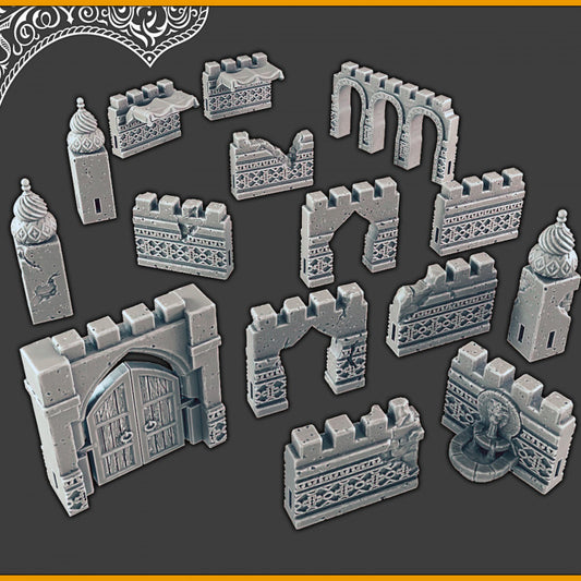 Desert City Walls