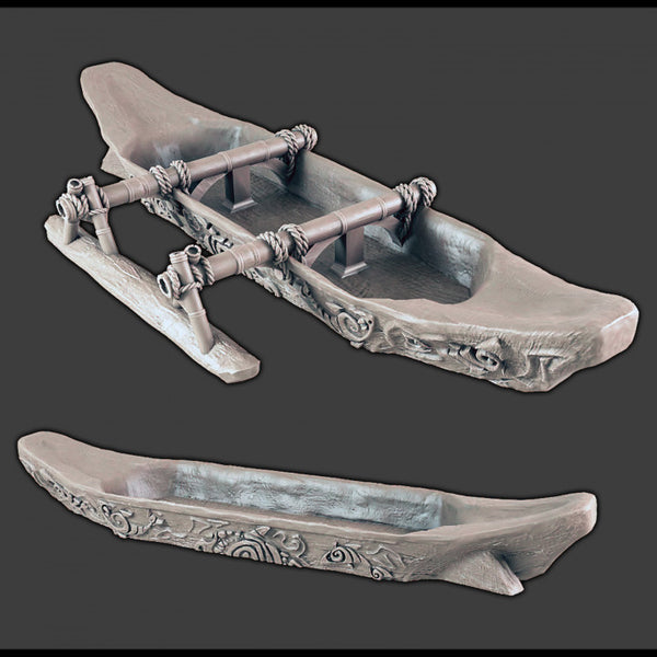 Dugout Jungle Canoe & Outrigger