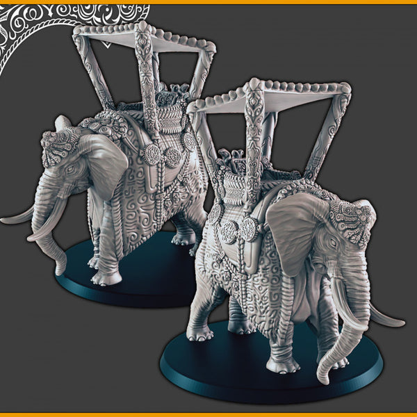Elephant with Howdah