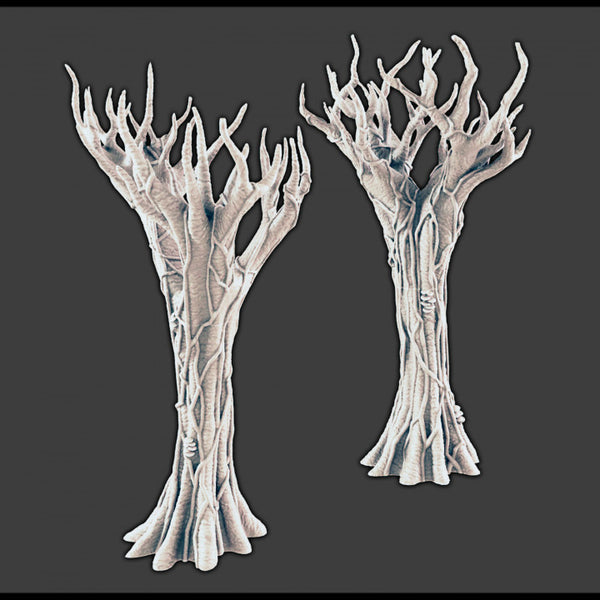 Jungle Trees with Roots