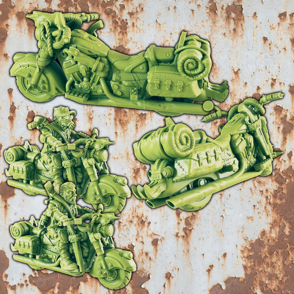 Wasteland Cruiser Motorcycle + Riders