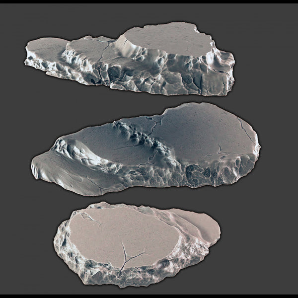 Floating Ice Shelves (Set Of 3)