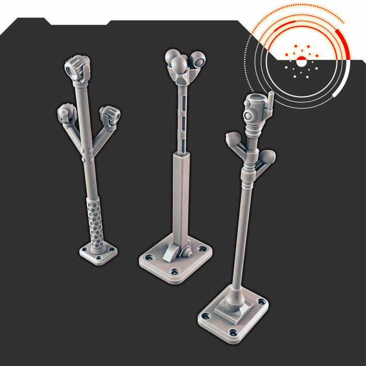 Sci-fi Scenery - Security Lighting