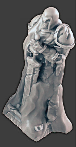 Icy Ancient Statue