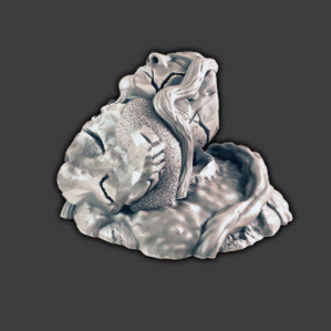 Jungle Temple Ruins - Broken Head Statue