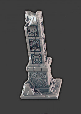 Jungle Temple Ruins - Ruined Column 1