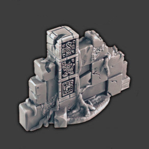 Jungle Temple Ruins - Ruined Wall