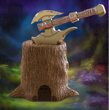 Barbarian Axe Dice Tower