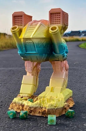 Battle Mech Dice Tower