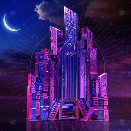 Cyberpunk City Dice Tower