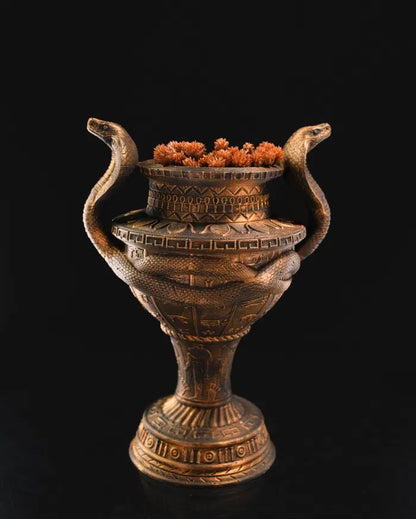True Cobra Egyptian Vase