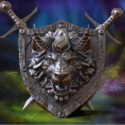 Fighter's Shield Dice Tower