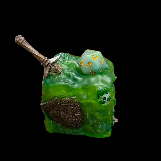 Gelatinous Cube Dice Holder